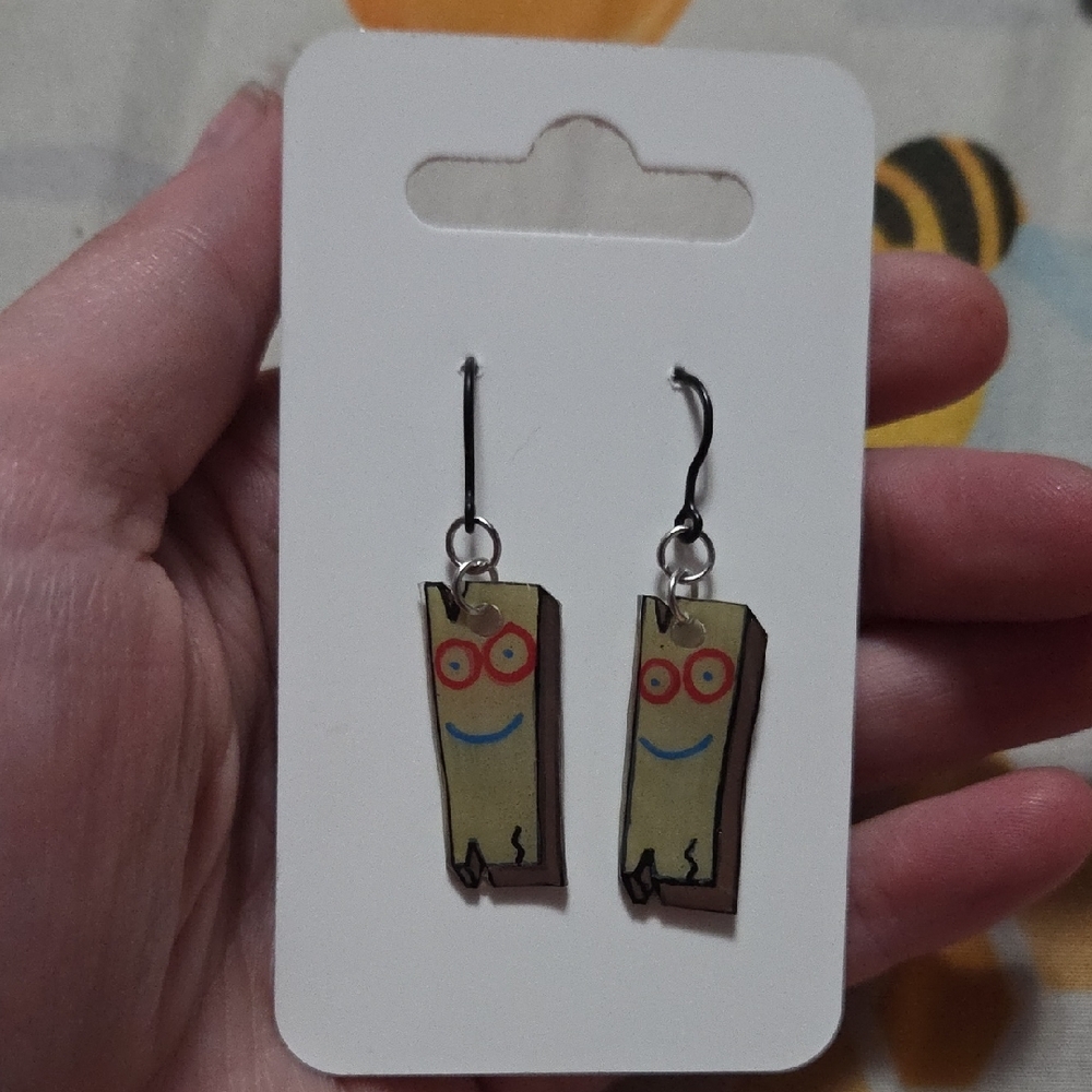 Quirky Cartoon Face Earrings